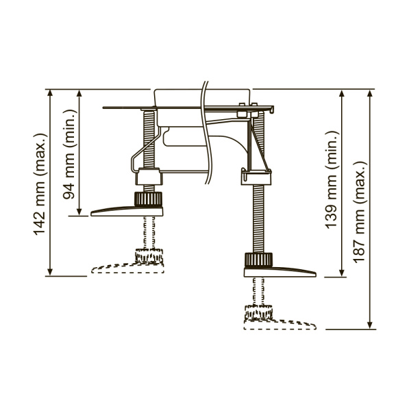 Комплект опор TECEdrainline