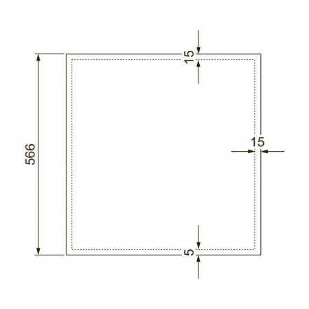 Дизайнерская стеклянная дверца TECEfloor