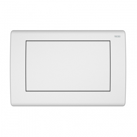 Металлическая панель смыва для унитаза TECEplanus, одинарная система смыва, белая матовая