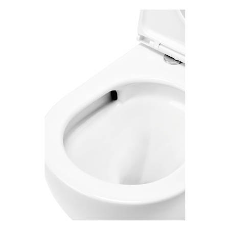 Комплект для установки подвесного унитаза: застенный модуль TECEspring, пластиковая панель смыва TECEspring R, бел.глянц./хром глянц., унитаз с крышкой TECEspring R K401103WCR (K955103WCR)