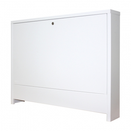 Шкаф коллекторный наружный, белый окрашенный