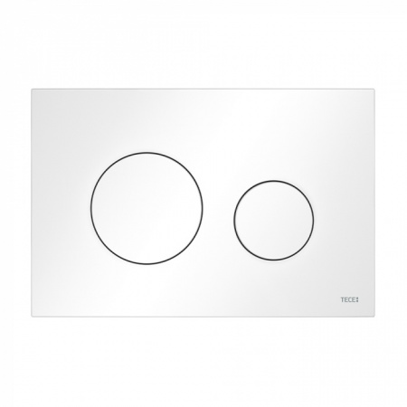 Пластиковая панель смыва для унитаза TECEloop 2.0, белая матовая