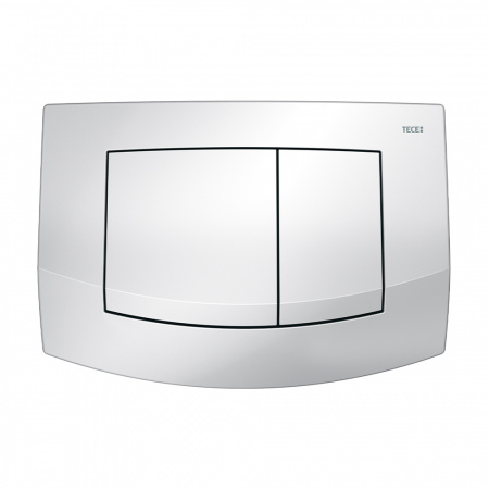 Пластиковая панель смыва для унитаза TECEambia, белая, антибактериальное покрытие