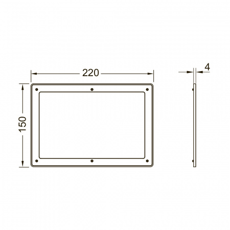 Дистанционная рамка TECEsolid