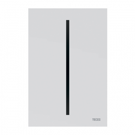 Пластиковая панель смыва для писсуара TECEfilo с ИК-сенсором, батарея 7,2 В, белая