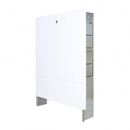 Шкаф коллекторный встраиваемый, белый окрашенный