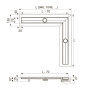 Угловой канал TECEdrainline с гидроизоляционной лентой Seal System