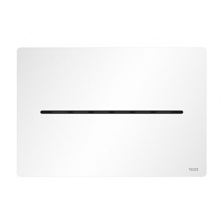 Металическая панель смыва для унитаза TECEsolid с бесконтактной активацией, батарея 12 В, белый матовый