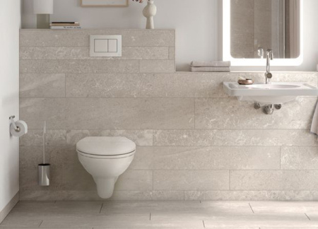 Комплект для установки подвесного унитаза: застенный модуль TECEspring, пластиковая панель смыва TECEspring V, черн.мат./хром глянц., унитаз с крышкой Basic