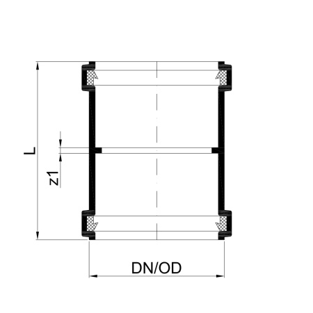 Двухраструбная муфта, серия 3S