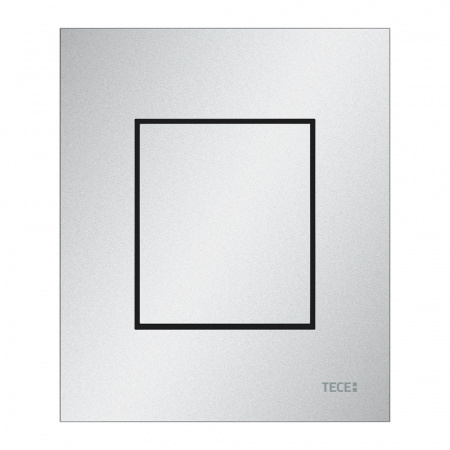 Пластиковая панель смыва для писсуара  TECEnow, хром матовый