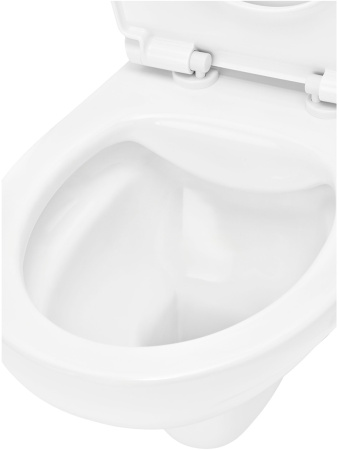 Комплект для установки подвесного унитаза: застенный модуль TECEspring, пластиковая панель смыва TECEspring R, черн.мат./хром глянц., унитаз с крышкой Basic