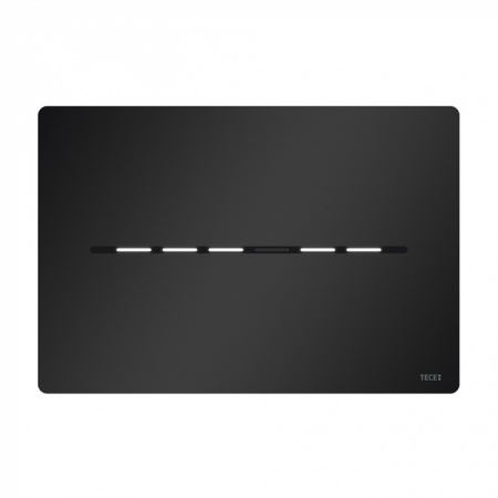 Металическая панель смыва для унитаза TECEsolid с бесконтактной активацией, батарея 6 В, черный матовый