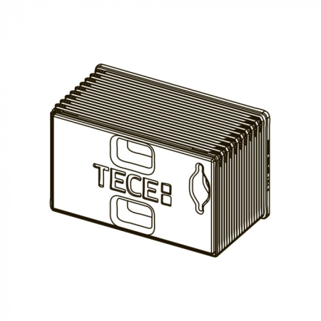 Монтажный туннель TECE с заглушкой из полистирола