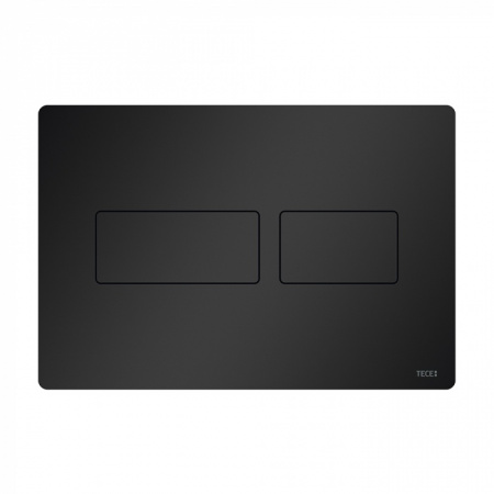 Металлическая панель смыва для унитаза TECEsolid, черный матовый
